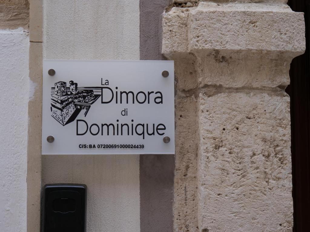 Apartmán La Dimora Di Dominique Bari Exteriér fotografie